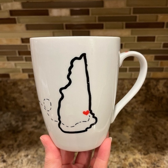 Crate&Barrel Snowbird Mug New Hampshire to Florida Winter Travel - Picture 4 of 10